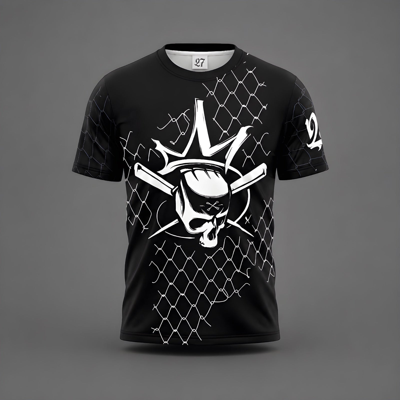 Camiseta Deportiva MMA Old Skulls 