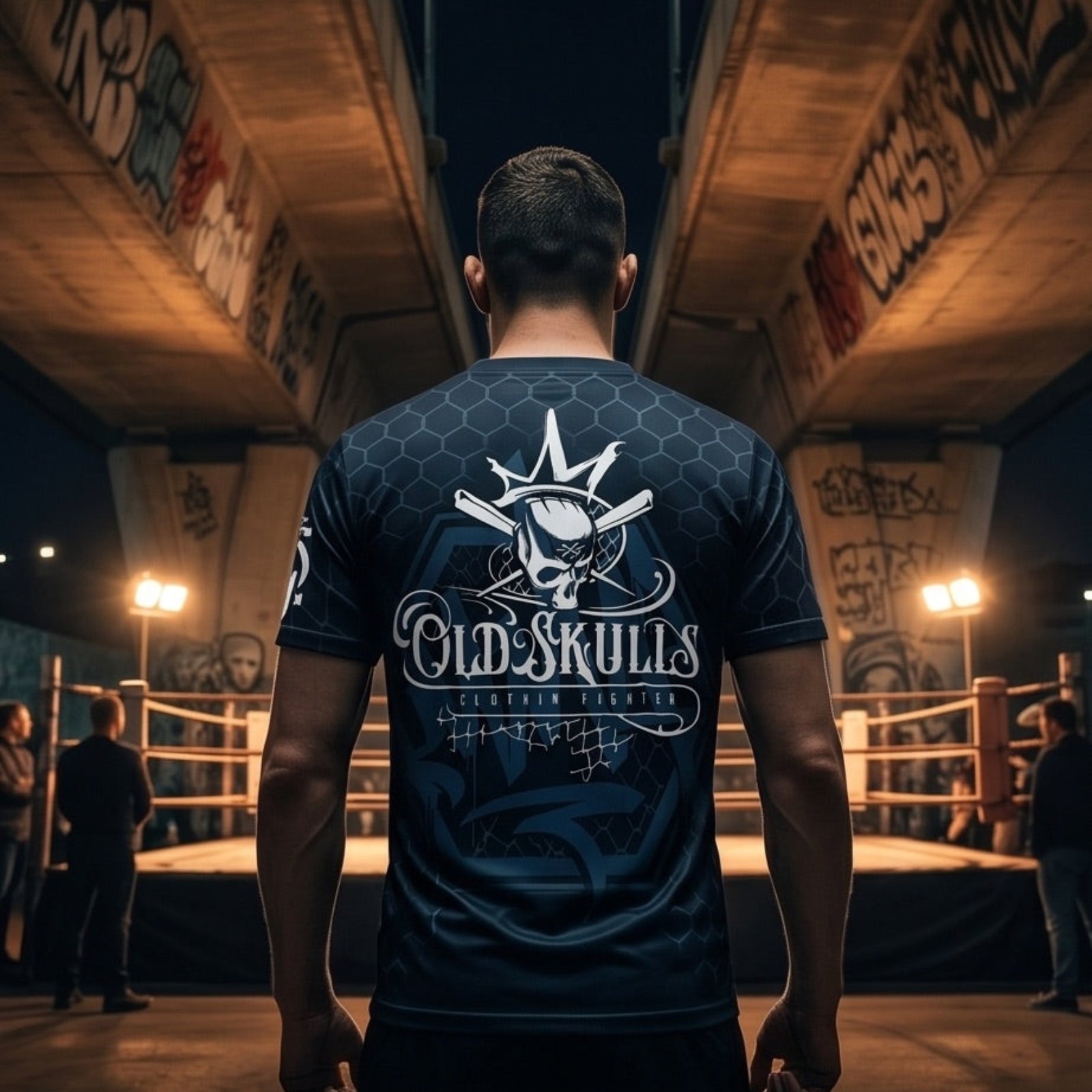 Camiseta Deportiva MMA Old Skulls edición limitada 