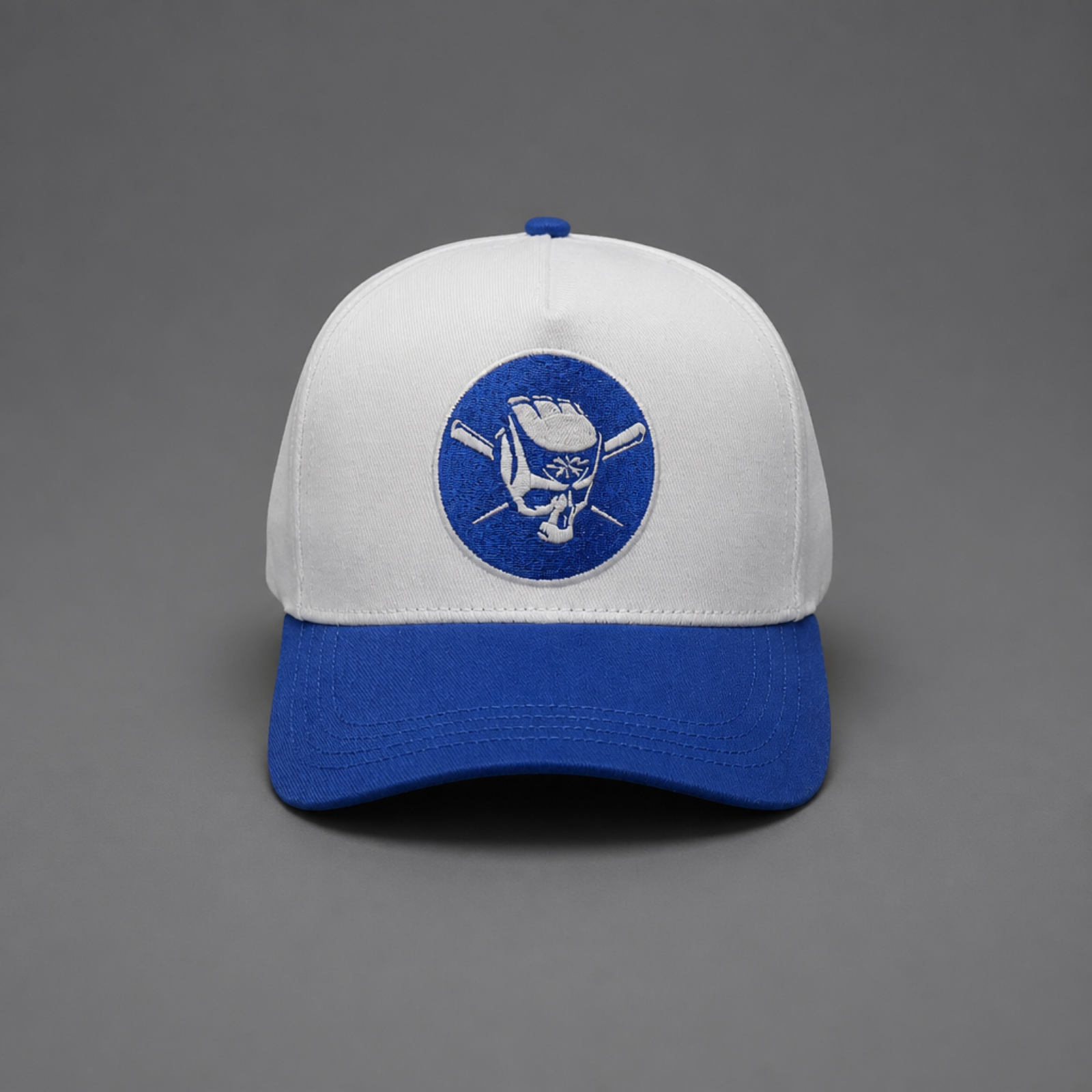 Gorra Beisbol «Blue» Old Skulls Parte delantera 