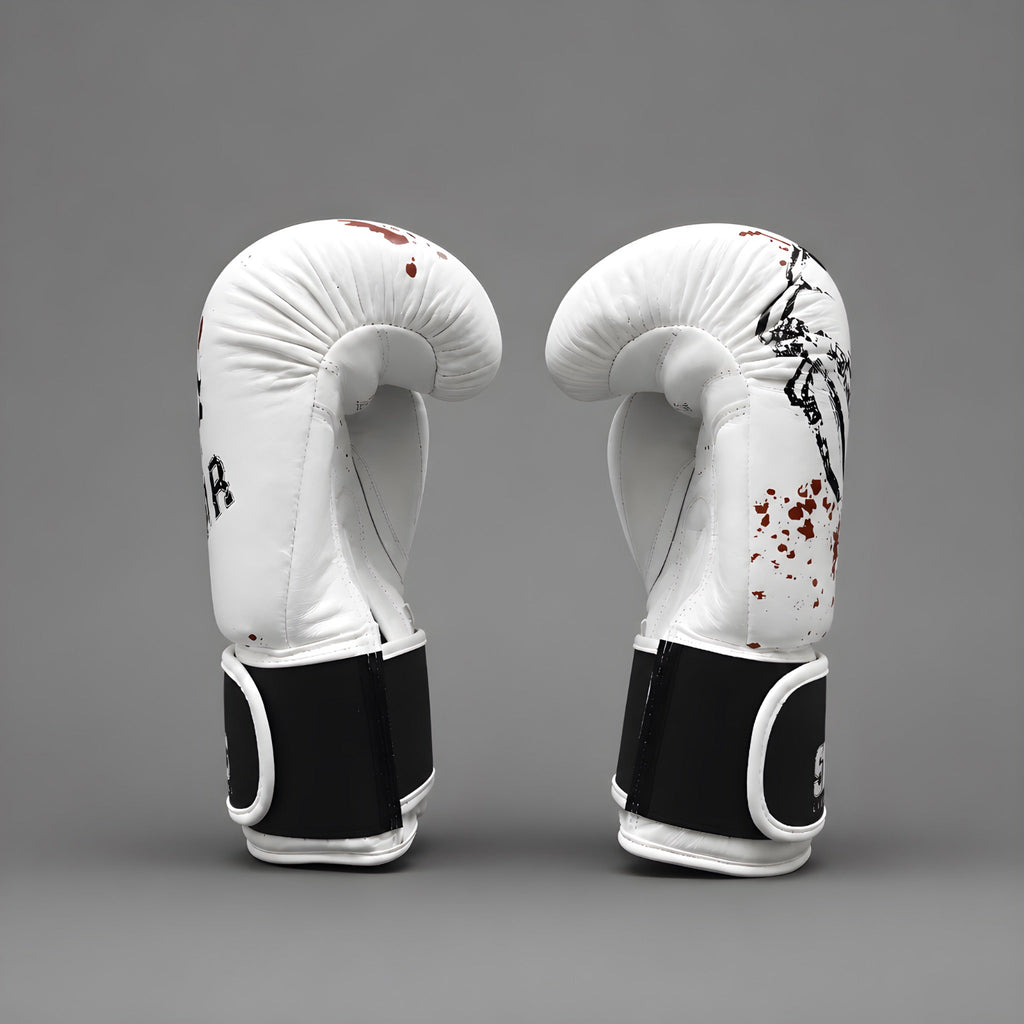 Guantes De Boxeo Old Skulls -White Edition- «Nacido Para Ganar»