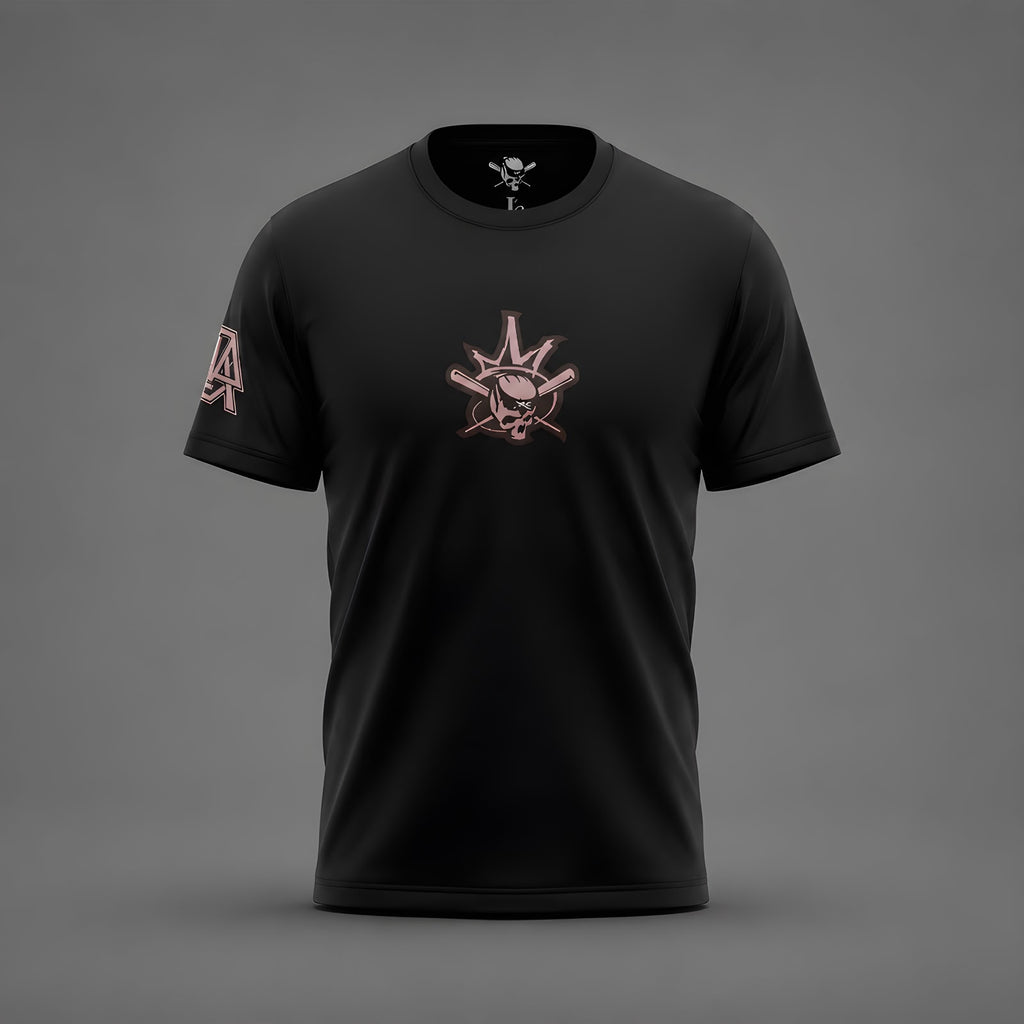 Old Skulls Clothin Fighter – Camiseta María La Furiosa Rodríguez | DTF | Algodón Prelavado | Negro