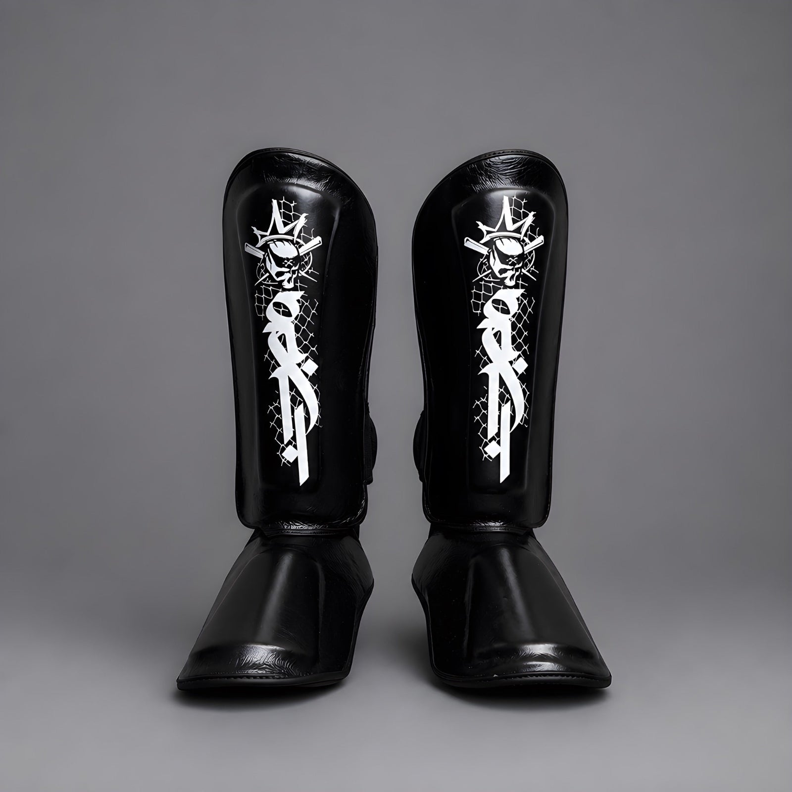 Protectores Tibiales Old Skulls “ OLD BLACK “ 